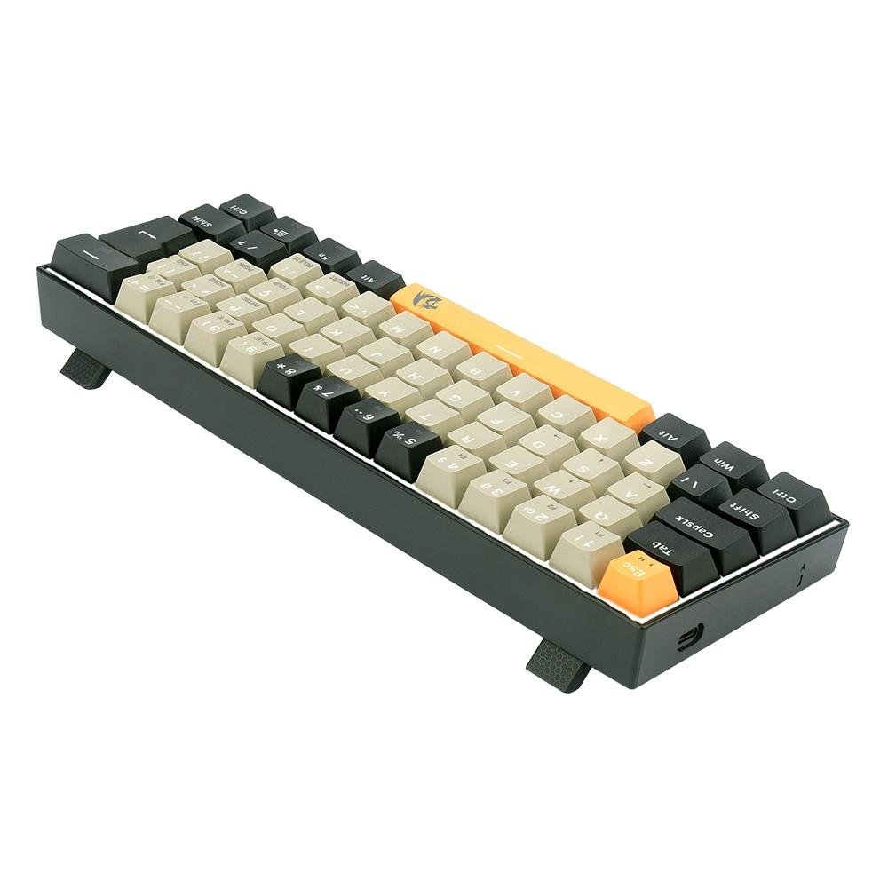 Teclado Gamer Redragon Lakshmi, Switch Brown,  Layout 60%, ABNT2 , Preto - K606-OG&GY&BK (PT-BROWN)