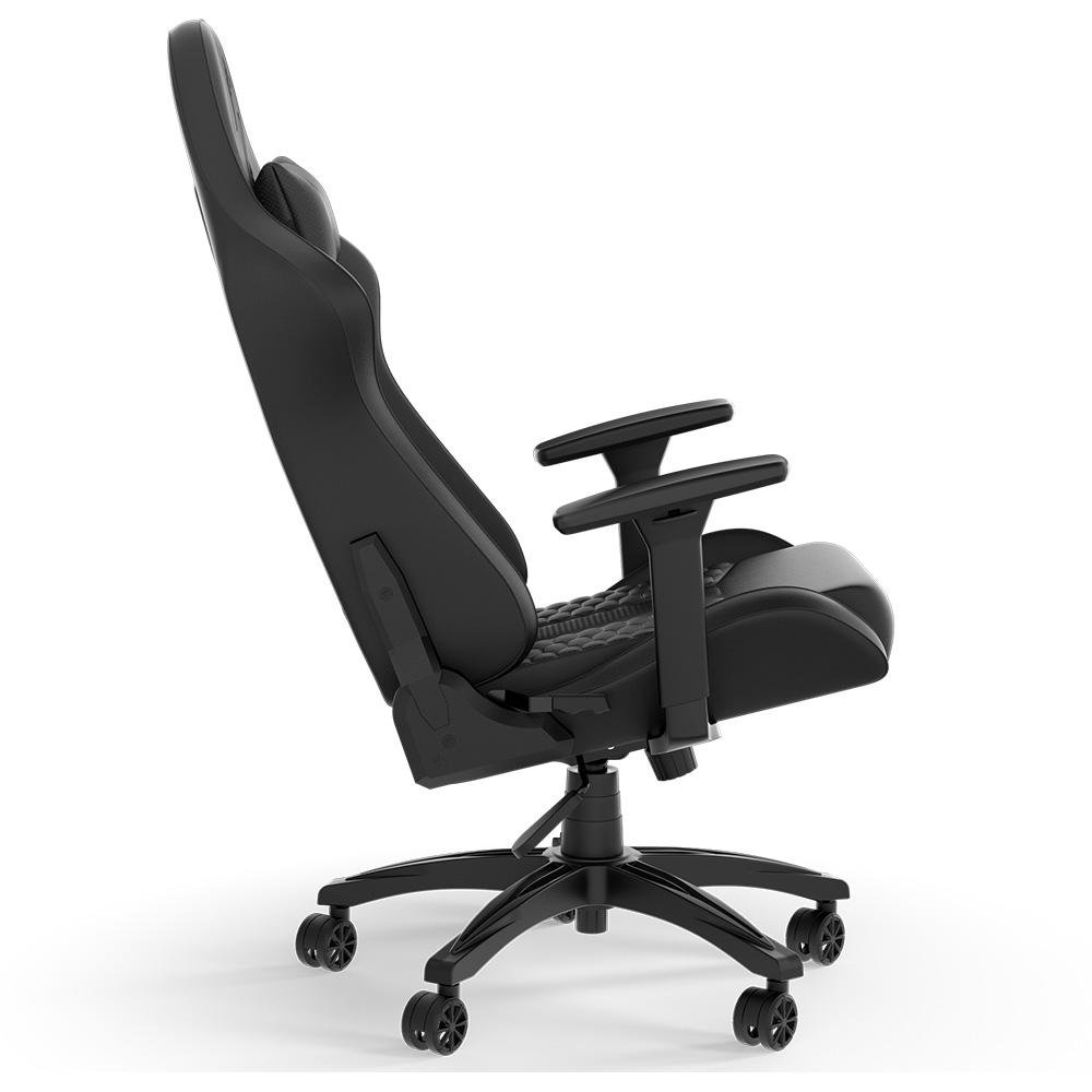Cadeira Gamer Corsair TC100 Relaxed Leatherette, Até 120Kg, Com Almofadas, Reclinável, Cilindro de Gás Classe 4, Preto - CF-9010050-WW - view 5
