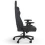 Cadeira Gamer Corsair TC100 Relaxed Fabric, Até 120Kg, Com Almofadas, Reclinável, Cilindro de Gás Classe 4, Preto e Cinza - CF-9010052-WW