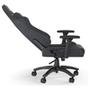 Cadeira Gamer Corsair TC100 Relaxed Fabric, Até 120Kg, Com Almofadas, Reclinável, Cilindro de Gás Classe 4, Preto e Cinza - CF-9010052-WW