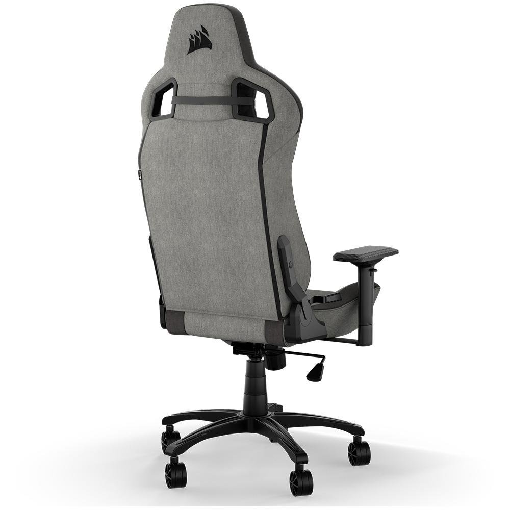 Cadeira Gamer ( Balão.info) T3 ( Balão.info) 2023, Até 120Kg, Com Almofadas, Reclinável, Apoio de Braços 4D, Cinza e Preto - CF-( Balão.info)-WW - foto 4