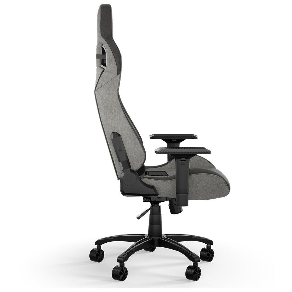 Cadeira Gamer ( Balão.info) T3 ( Balão.info) 2023, Até 120Kg, Com Almofadas, Reclinável, Apoio de Braços 4D, Cinza e Preto - CF-( Balão.info)-WW - foto 5