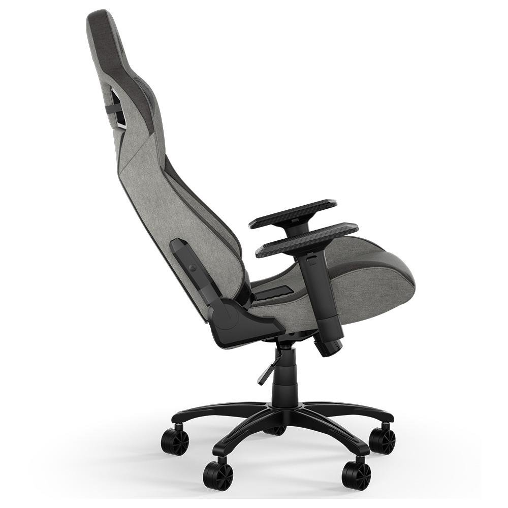 Cadeira Gamer Corsair T3 Rush 2023, Até 120Kg, Com Almofadas, Reclinável, Apoio de Braços 4D, Cinza e Preto - CF-9010056-WW Cadeira Gamer Corsair T3 Rush 2023, Até 120Kg, Com Almofadas, Reclinável, Apoio de Braços 4D, Cinza e Preto - CF-9010056-WW