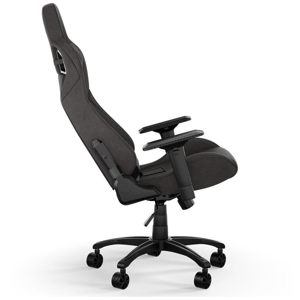Cadeira Gamer ( Balão.info) T3 ( Balão.info) 2023, Até 120Kg, Com Almofadas, Reclinável, Apoio de Braços 4D, Preto e Cinza - CF-( Balão.info)-WW - foto 4