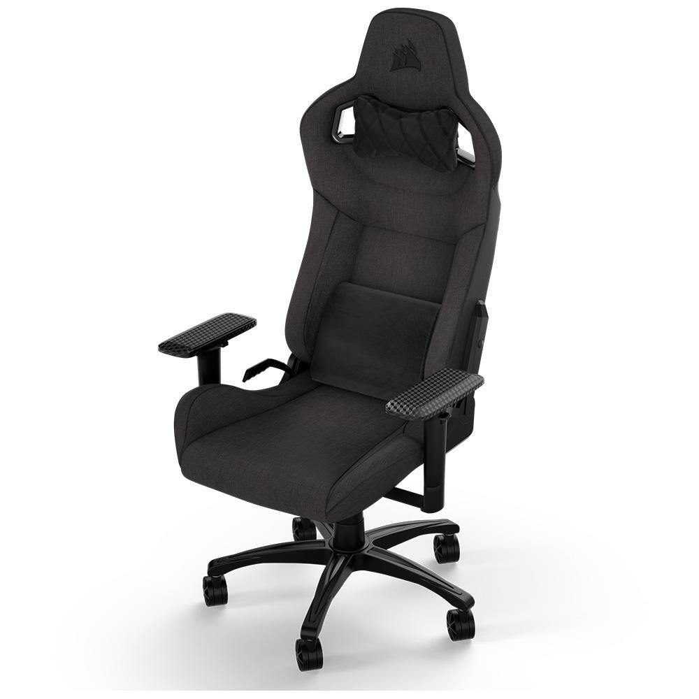 Cadeira Gamer ( Balão.info) T3 ( Balão.info) 2023, Até 120Kg, Com Almofadas, Reclinável, Apoio de Braços 4D, Preto e Cinza - CF-( Balão.info)-WW - foto 3