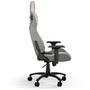 Cadeira Gamer Corsair T3 Rush, Até 120Kg, Com Almofadas, Reclinável, Apoio de Braços 4D, Cinza e Branco - CF-9010058-WW