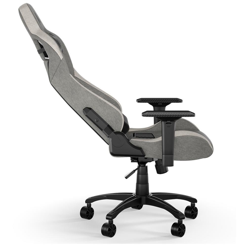 Cadeira Gamer Corsair T3 Rush 2023, Até 120Kg, Com Almofadas, Reclinável, Apoio de Braços 4D, Cinza e Branco - CF-9010058-WW - view 5