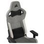 Cadeira Gamer Corsair T3 Rush, Até 120Kg, Com Almofadas, Reclinável, Apoio de Braços 4D, Cinza e Branco - CF-9010058-WW