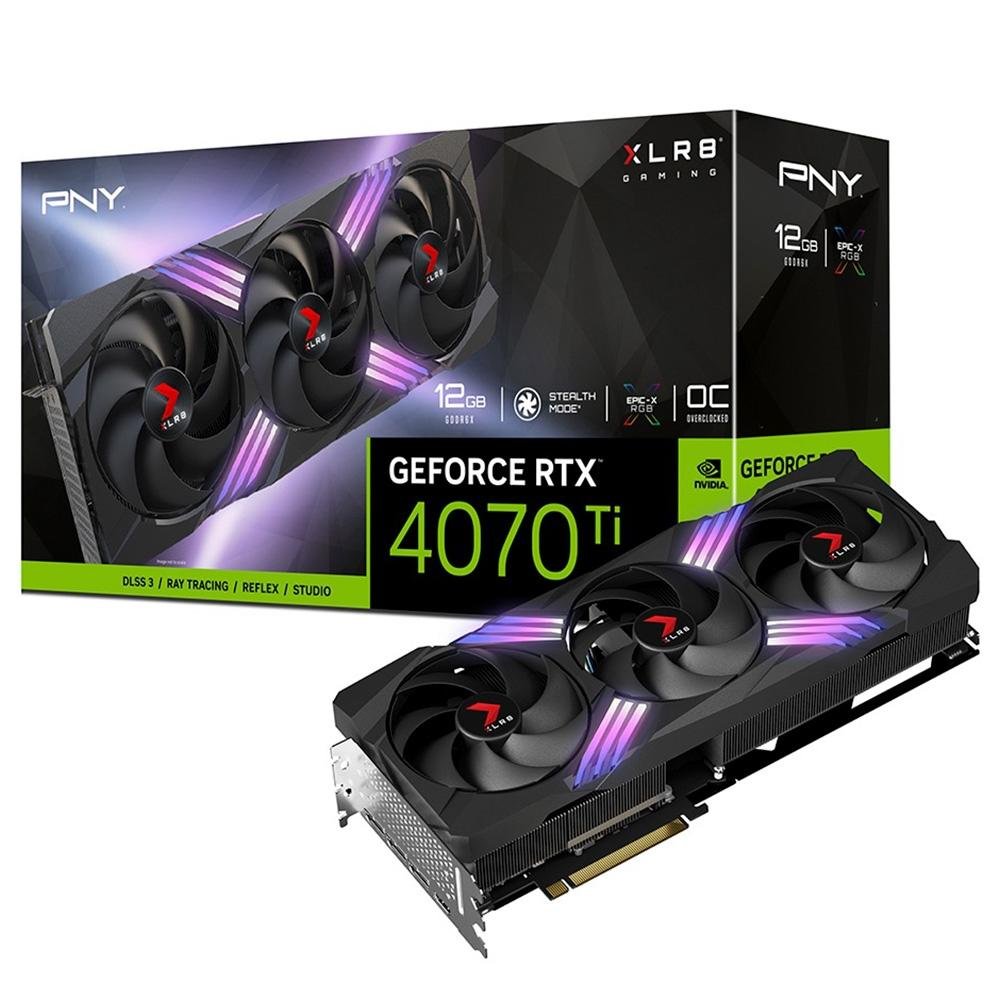 Placa de Vídeo PNY RTX 4070 Ti 12GB OC | KaBuM!