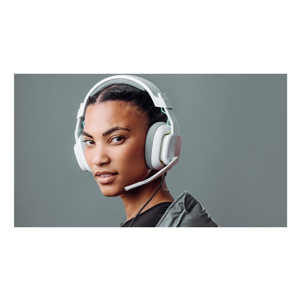 Imagem 9 de 10 do produto Headset Gamer Astro Gaming A10, Drivers 40mm, P3, PS e PC, Branco - 939-002063