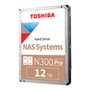 HD Toshiba N300 Pro, NAS, 12TB, 3.5', 512MB, 7200RPM, SATA - HDWG51CXZSTB