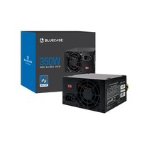 Fonte Bluecase BLU350-E V2   0 modelo que conta com 350W de potência máxima da linha Bluecase e é indicado para configurações de entrada ou para uso e