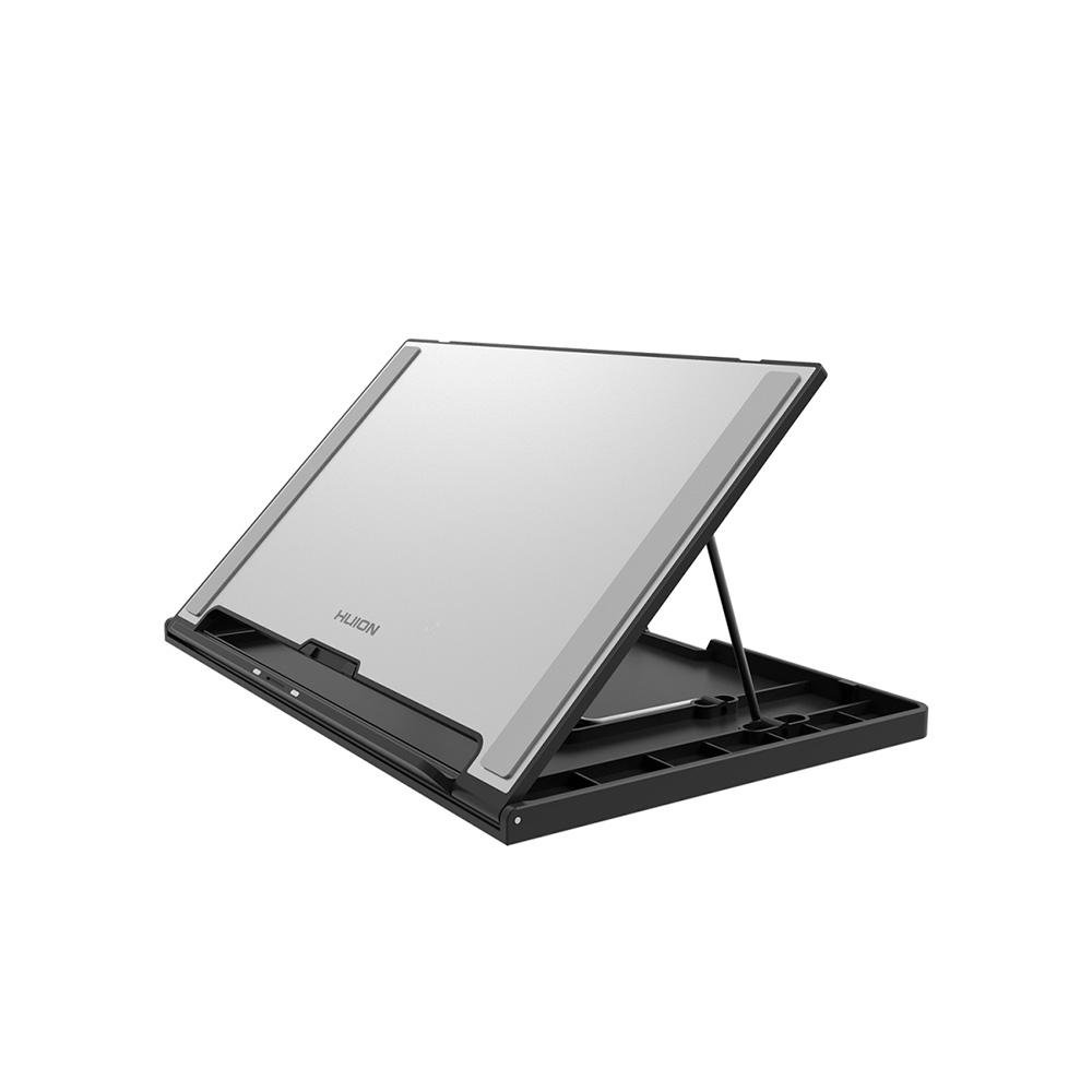 Suporte para Mesa Digitalizadora Dobrável Huion, Até 15.6, Múltiplas Ângulos de Altura Ajustáveis, Cinza - ST300