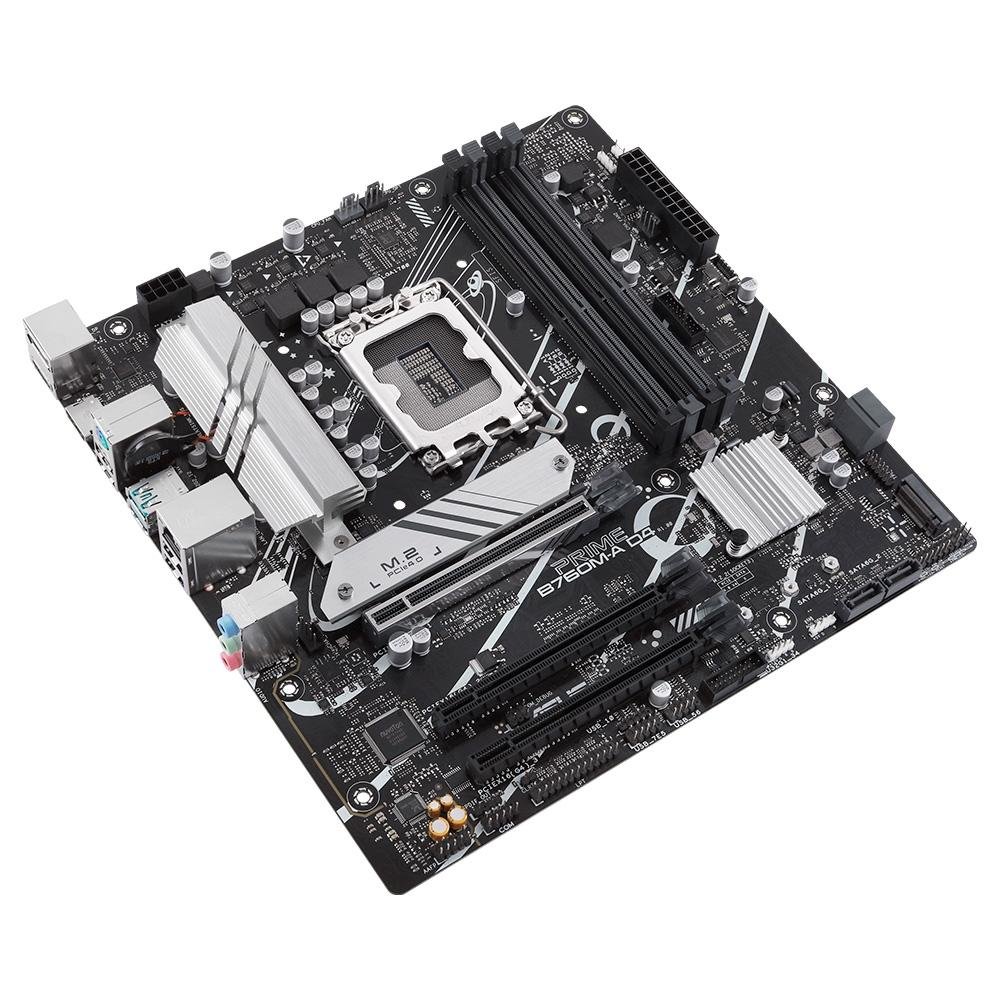 Placa-Mãe ASUS Prime B760M-A, Intel LGA 1700, D4, mATX, DDR4, Preto - 90MB1D00-M0EAY0 - view 5