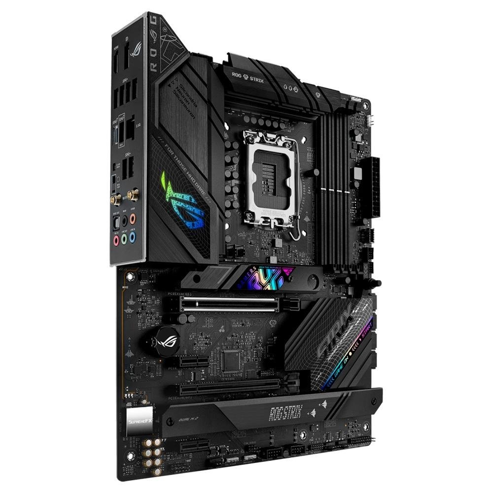 Placa-Mãe ASUS ROG STRIX B760-F Gaming Wi-Fi, Intel LGA 1700, ATX, DDR5, Wi-Fi, Preto - 90MB1CT0-M0EAY0 - view 2
