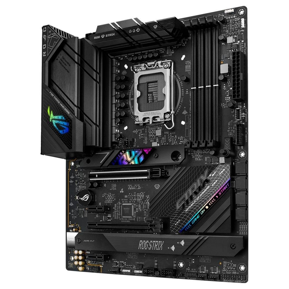 Placa-Mãe ASUS ROG STRIX B760-F Gaming Wi-Fi, Intel LGA 1700, ATX, DDR5, Wi-Fi, Preto - 90MB1CT0-M0EAY0 - view 4