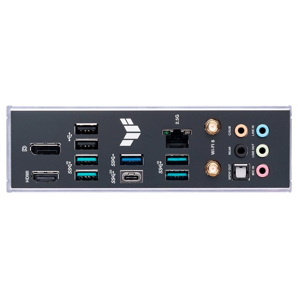 Placa-Mãe ASUS TUF GAMING B760M-Plus Wi-Fi, Intel LGA 1700, mATX, D4,DDR4, Wi-Fi, Preto - 90MB1DG0-M0EAY0 Placa-Mãe ASUS TUF GAMING B760M-Plus Wi-Fi, Intel LGA 1700, mATX, D4,DDR4, Wi-Fi, Preto - 90MB1DG0-M0EAY0