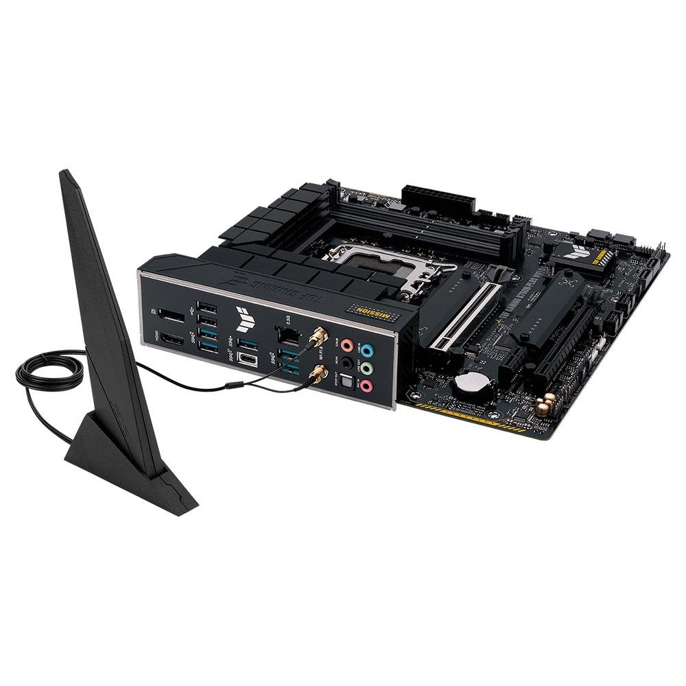 Placa-Mãe ASUS TUF GAMING B760M-Plus Wi-Fi, Intel LGA 1700, mATX, D4,DDR4, Wi-Fi, Preto - 90MB1DG0-M0EAY0 Placa-Mãe ASUS TUF GAMING B760M-Plus Wi-Fi, Intel LGA 1700, mATX, D4,DDR4, Wi-Fi, Preto - 90MB1DG0-M0EAY0