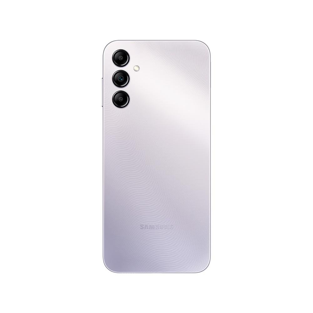 Imagem 3 de 10 do produto Smartphone Samsung Galaxy A14, 5G, 128GB, 4GB RAM, Octa Core, Câmera Tripla de 50MP, Tela Infinita de 6.6, Prata - SM-A146MZSRZTO