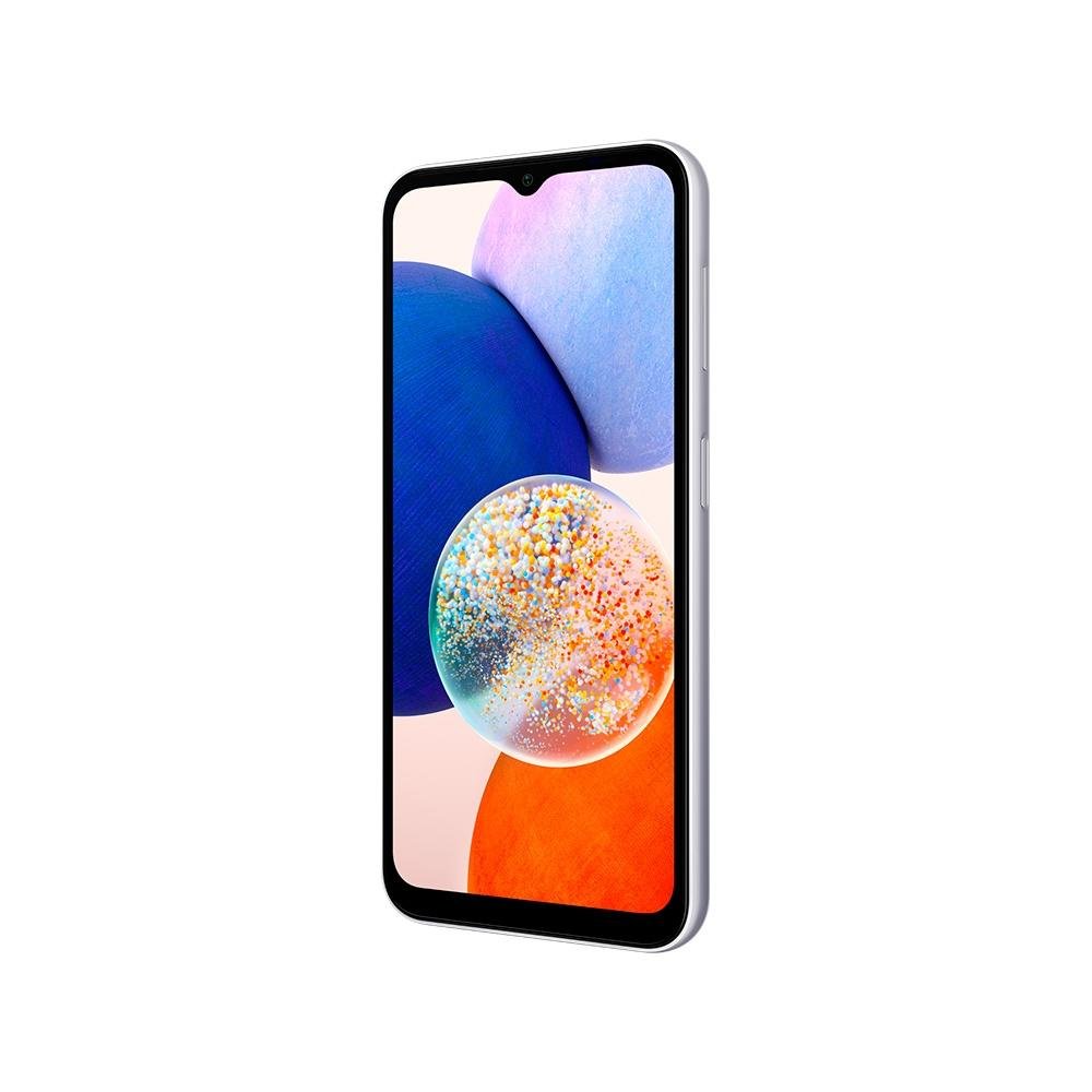 Imagem 9 de 10 do produto Smartphone Samsung Galaxy A14, 5G, 128GB, 4GB RAM, Octa Core, Câmera Tripla de 50MP, Tela Infinita de 6.6, Prata - SM-A146MZSRZTO