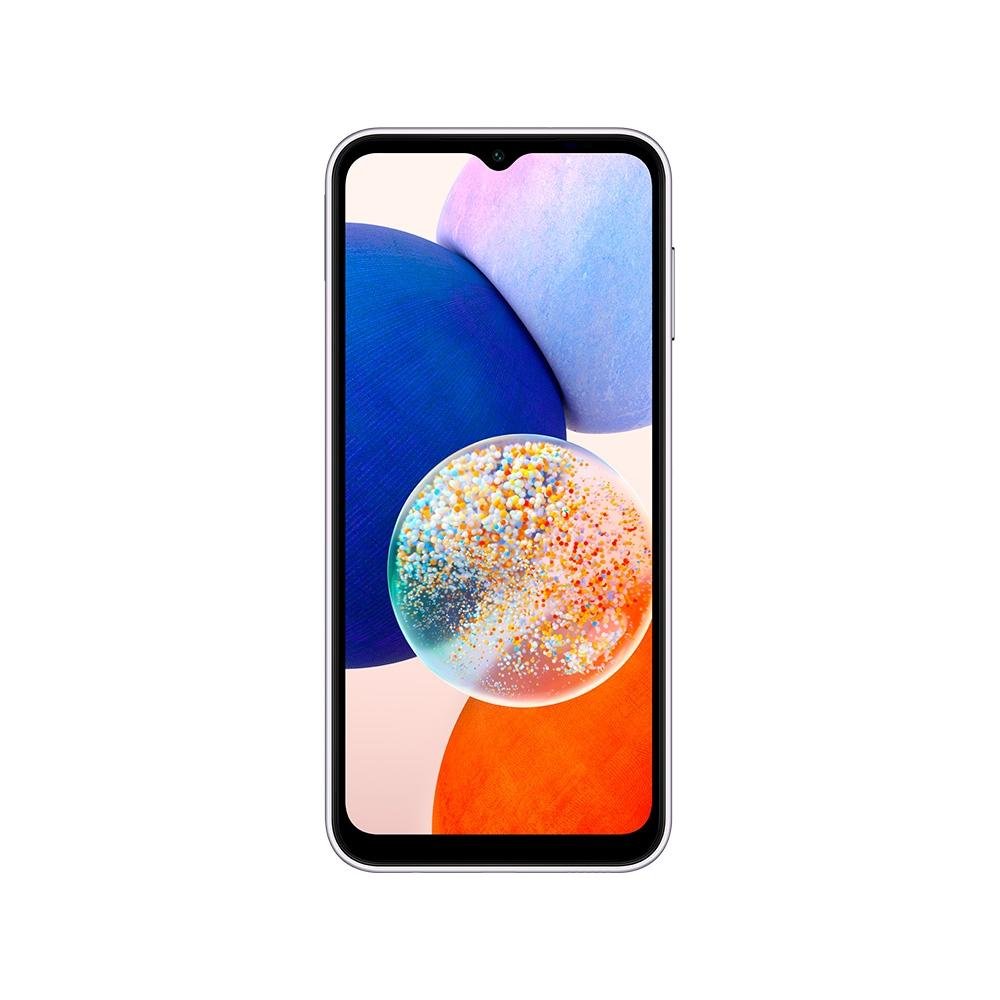 Imagem 10 de 10 do produto Smartphone Samsung Galaxy A14, 5G, 128GB, 4GB RAM, Octa Core, Câmera Tripla de 50MP, Tela Infinita de 6.6, Prata - SM-A146MZSRZTO