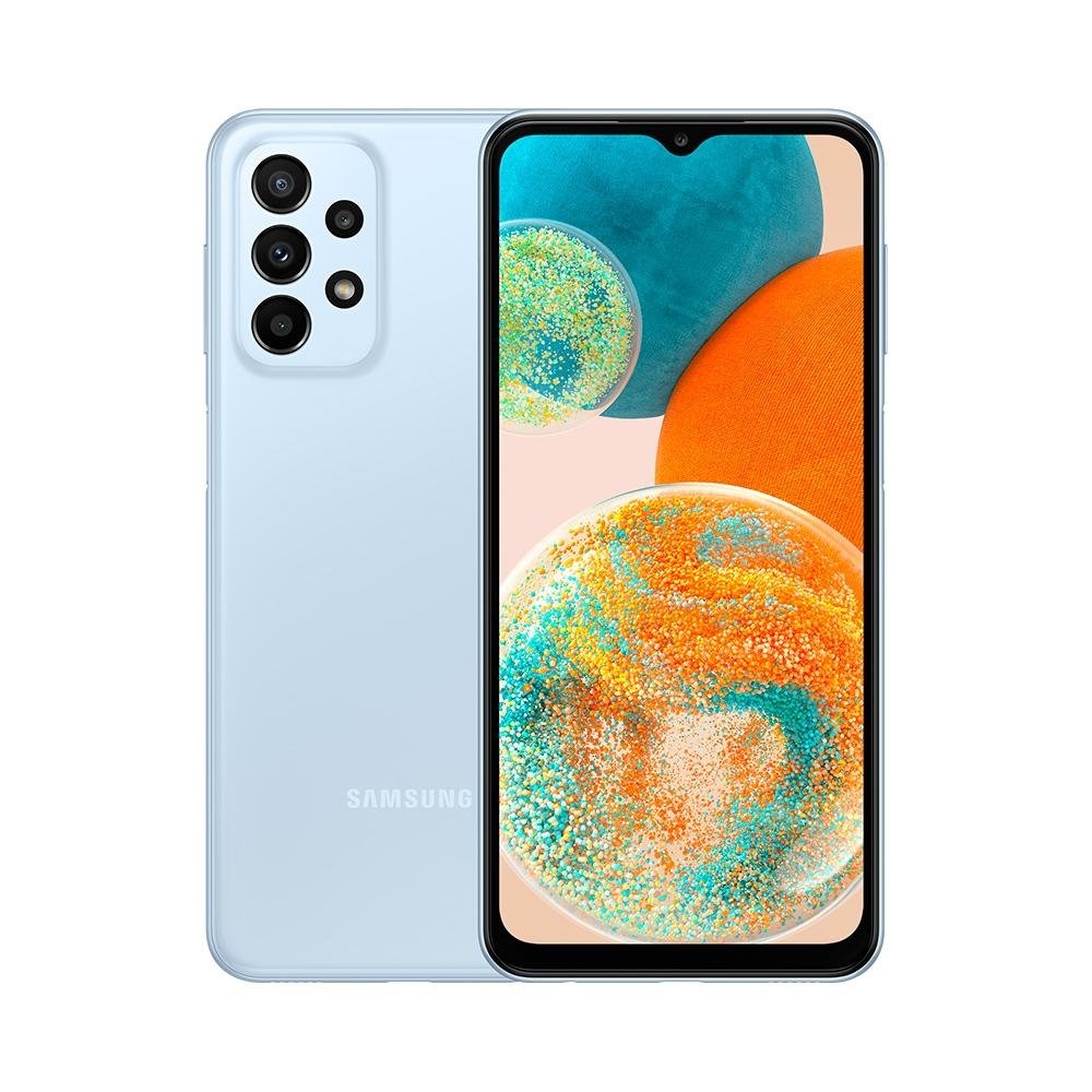 Smartphone Samsung A23, 5G, 128GB, 4GB RAM, Octa Core, Câmera Quádrupla de 50MP, Tela Infinita de 6.6, Azul - SM-A236MLBRZTO