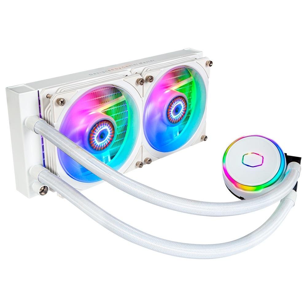Water Cooler Cooler Master Masterliquid PL240 Flux White Edition, RGB, 240mm, AMD/Intel, Branco - MLY-D24M-A23PZ-RW 4