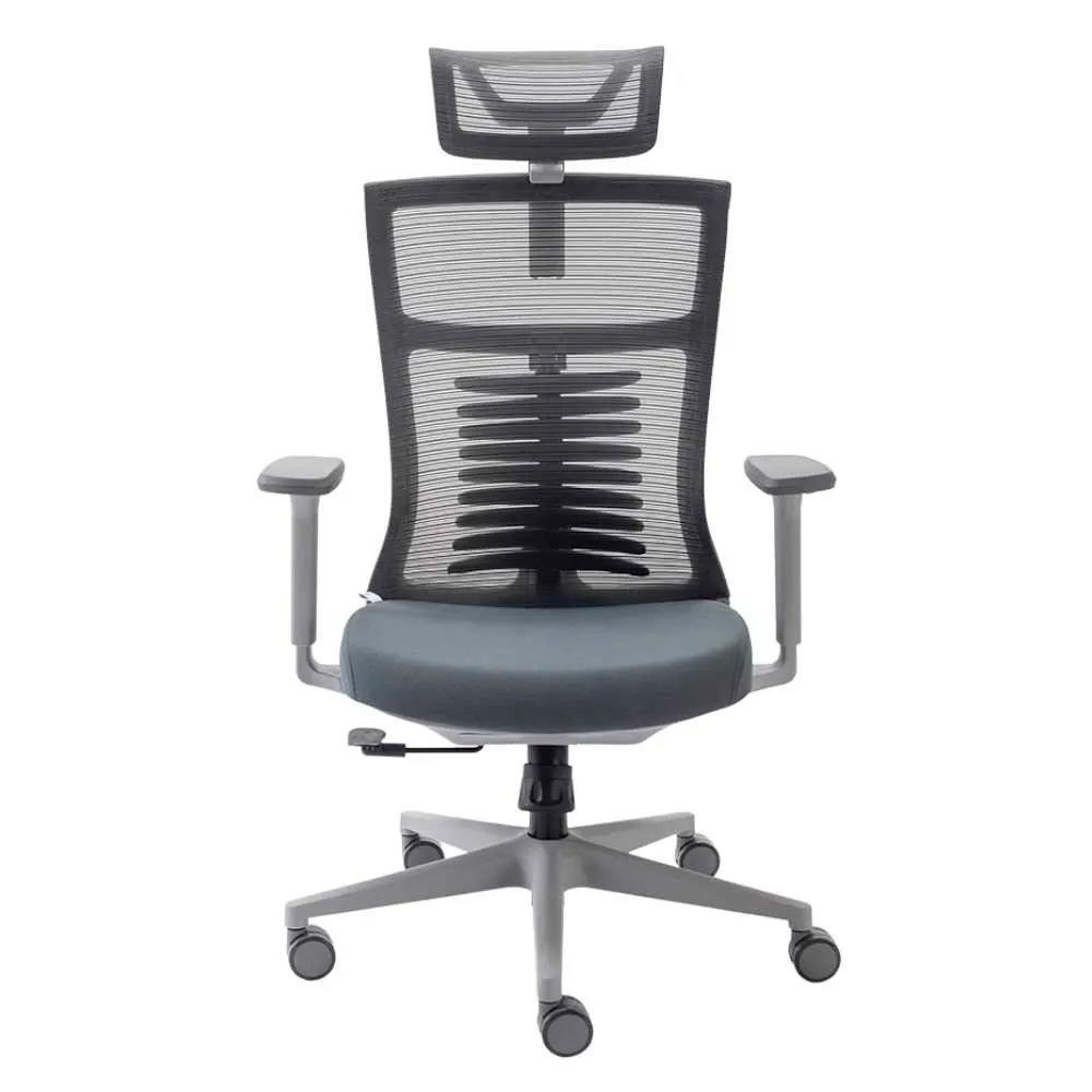 Cadeira Office Elements Vertta, Até 150 kg, Reclinável, Braços 3D, Cilindro Classe 4, Cinza - 70053