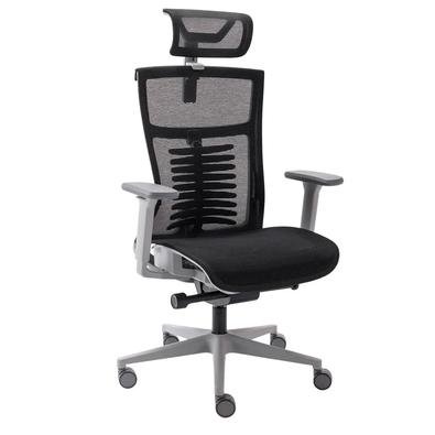 Cadeira Office Elements Vertta Especial, Até 150 kg, Reclinável, Braços 3D, Cilindro Classe 4, Cinza e Preto - 70054