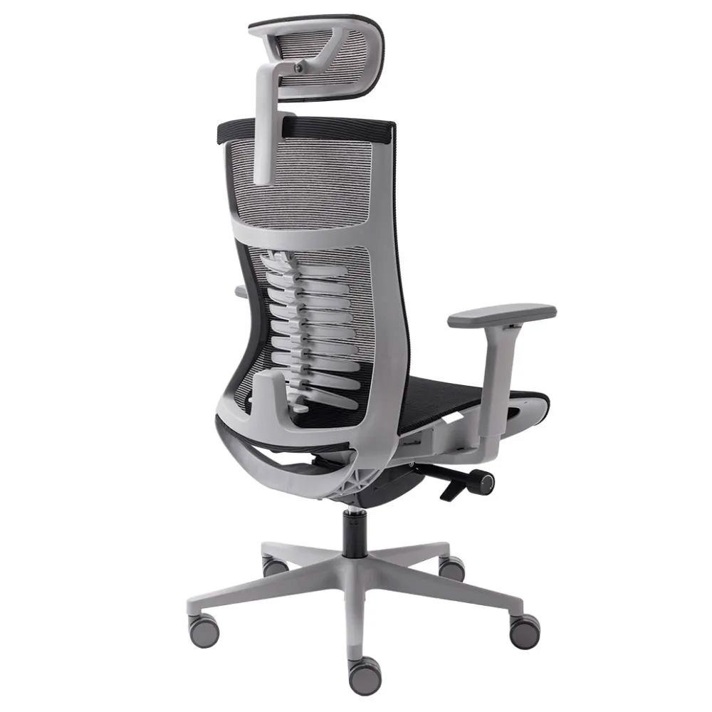 Cadeira Office Elements Vertta Especial, Até 150 kg, Reclinável, Braços 3D, Cilindro Classe 4, Cinza e Preto - ( Balão.info - foto 5