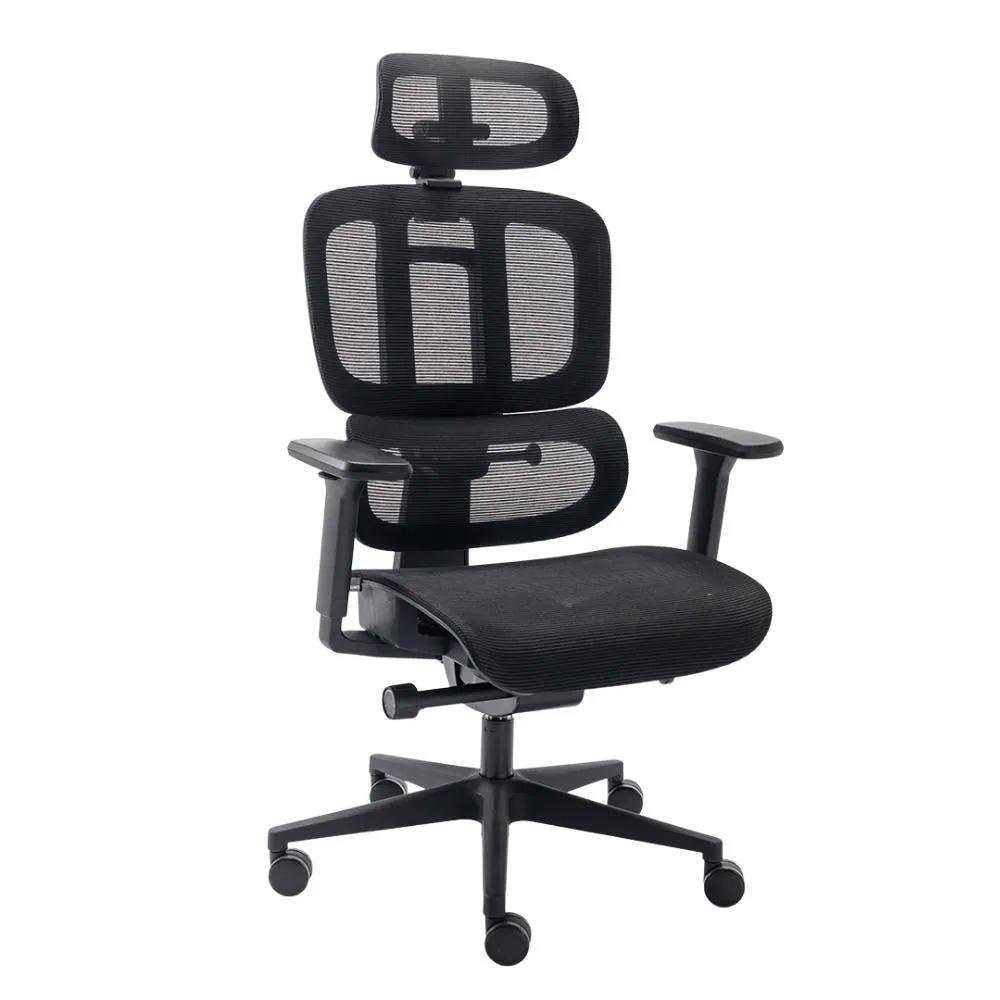 Cadeira Office Elements Sophy, Até 150 kg, Reclinável, Braços 3D, Cilindro Classe 4, Preto - 70059 - view 4