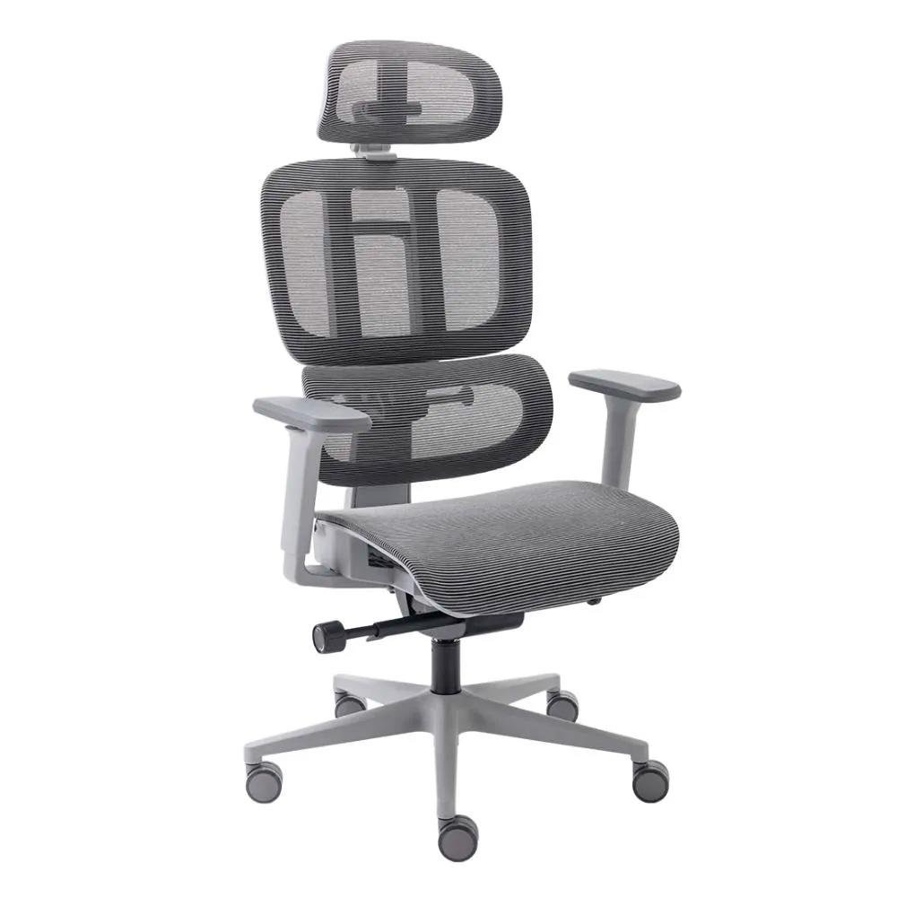 Cadeira Office Elements Sophy, Até 150 kg, Reclinável, Braços 3D, Cilindro Classe 4, Cinza - 70061 - view 4