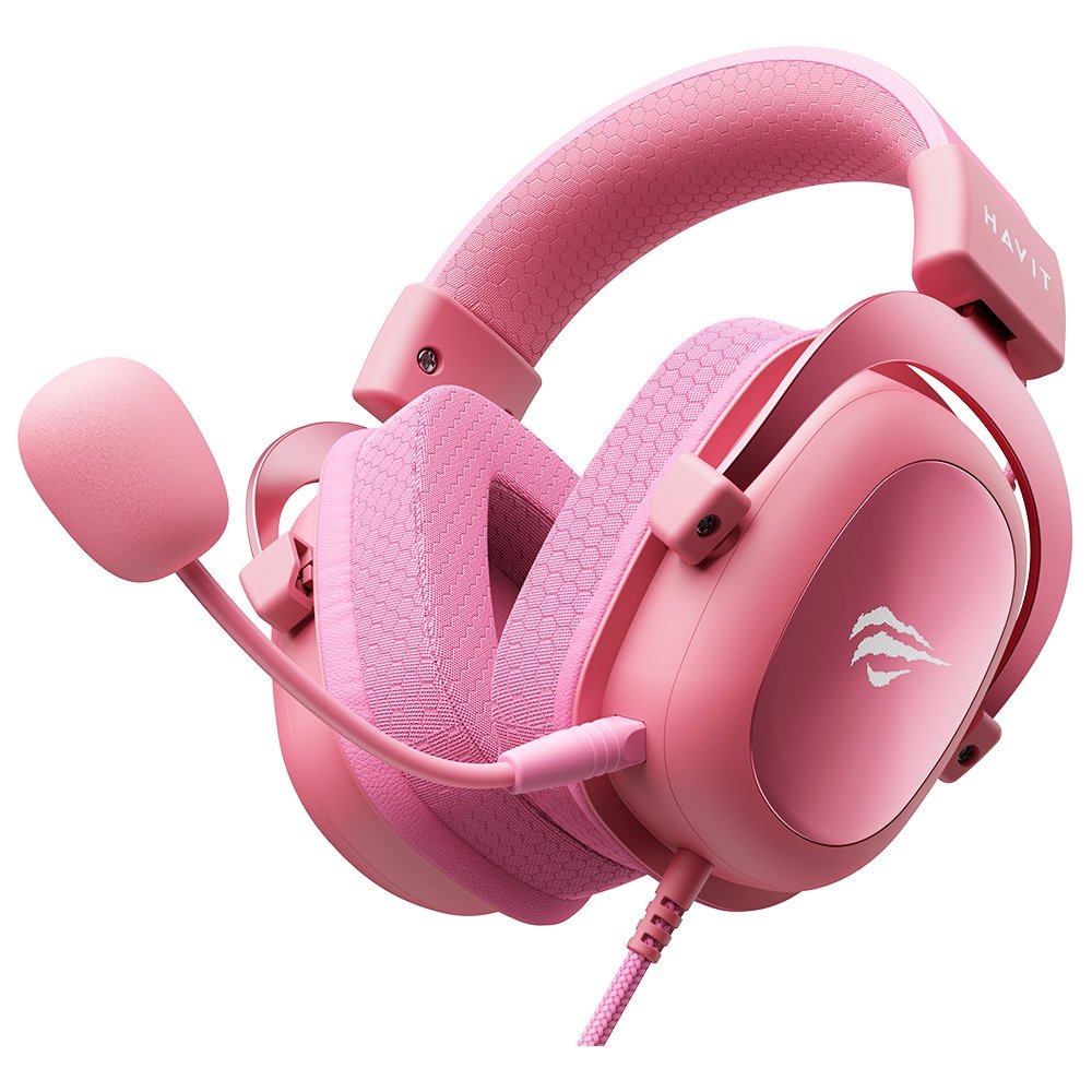 Headset Gamer Havit H2002D, Drivers 53mm, P3, ( Balão.info) ONE e PS4, Rosa - HV( Balão.info - foto 5
