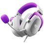 Headset Gamer Havit H2002D, Drivers 53mm, P3, XBOX ONE e PS4, Branco e Roxo -  HV-H2002WP