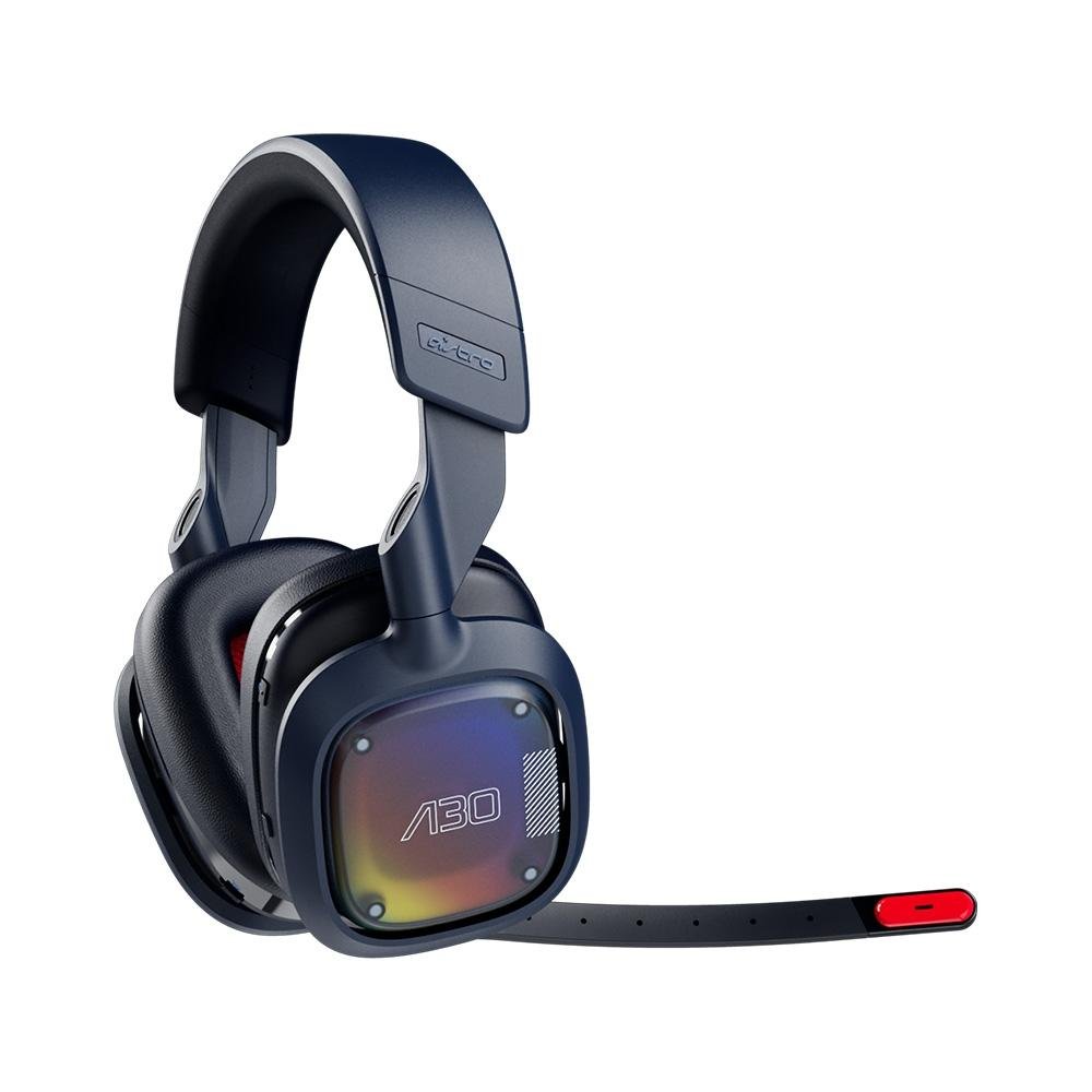 Imagem 3 de 8 do produto Headset Gamer Sem Fio Astro Gaming A30, Drivers 40mm, Bluetooth, XB e PC, Azul Escuro - 939-002000
