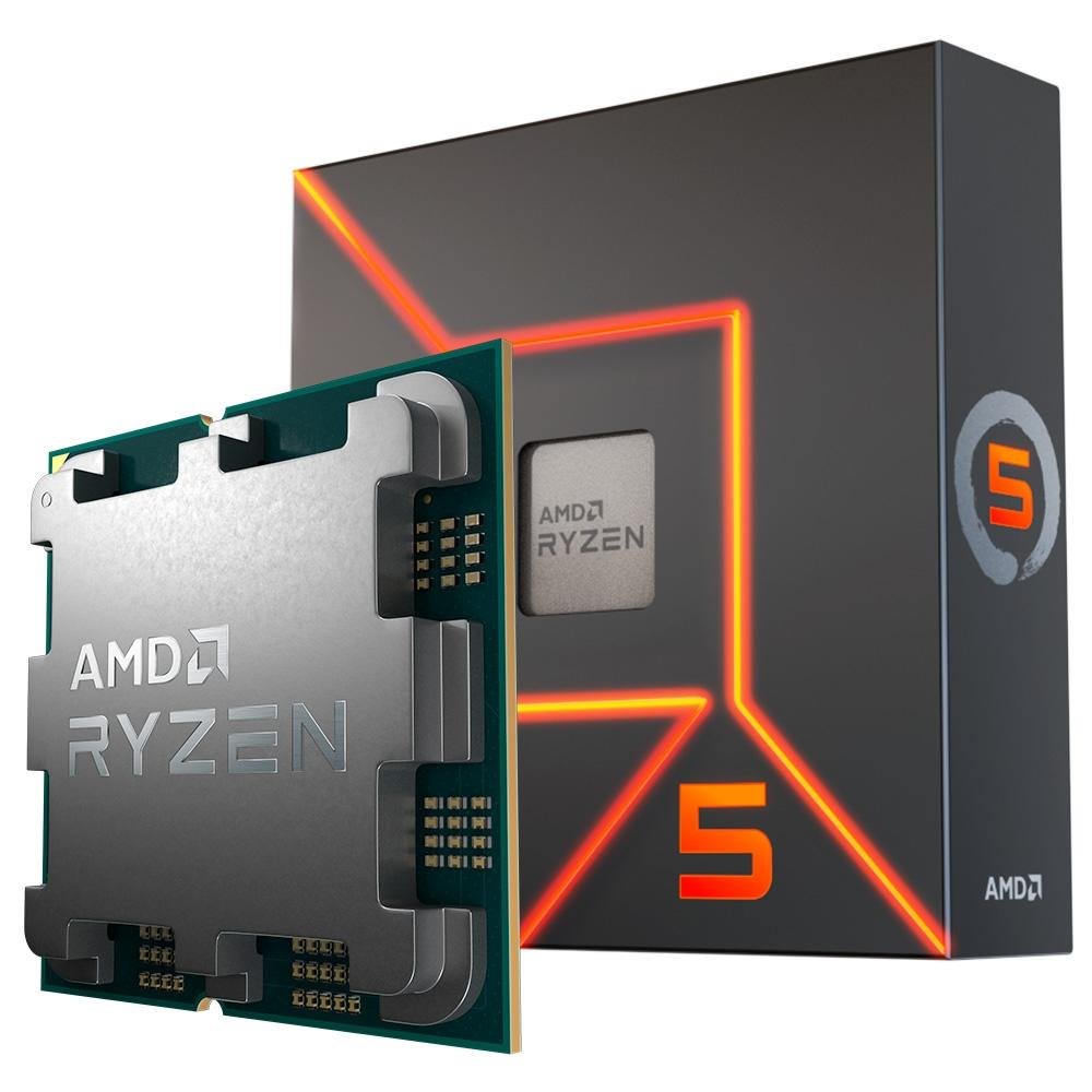 Processador AMD Ryzen 5 7600 5 2GHz Max Turbo Cache 38MB AM5 6 