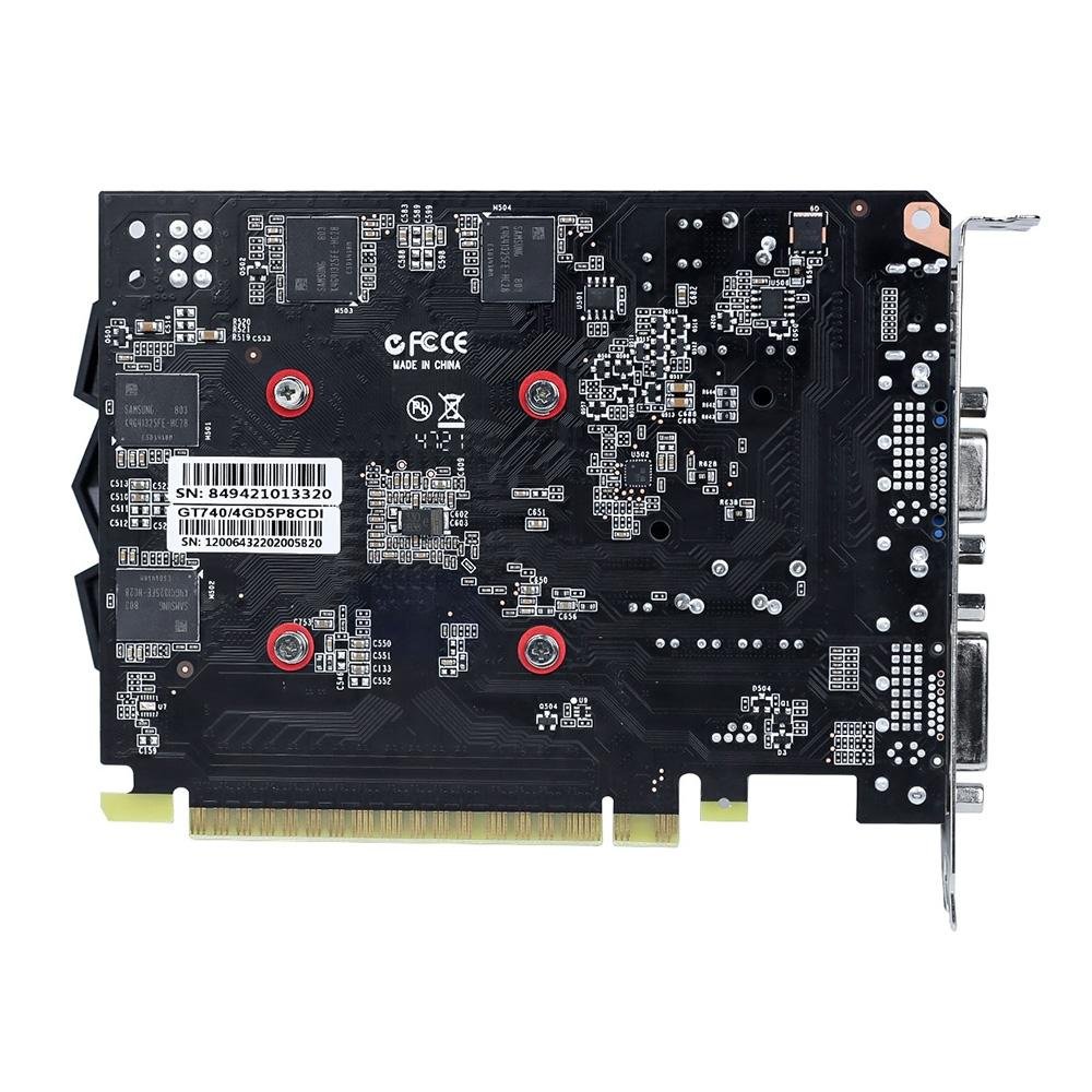 Imagem 7 de 9 do produto Placa de Vídeo GT 740 Pcyes NVIDIA Geforce, 4 GB GDDR5, 128 Bits - PAX740D54GB