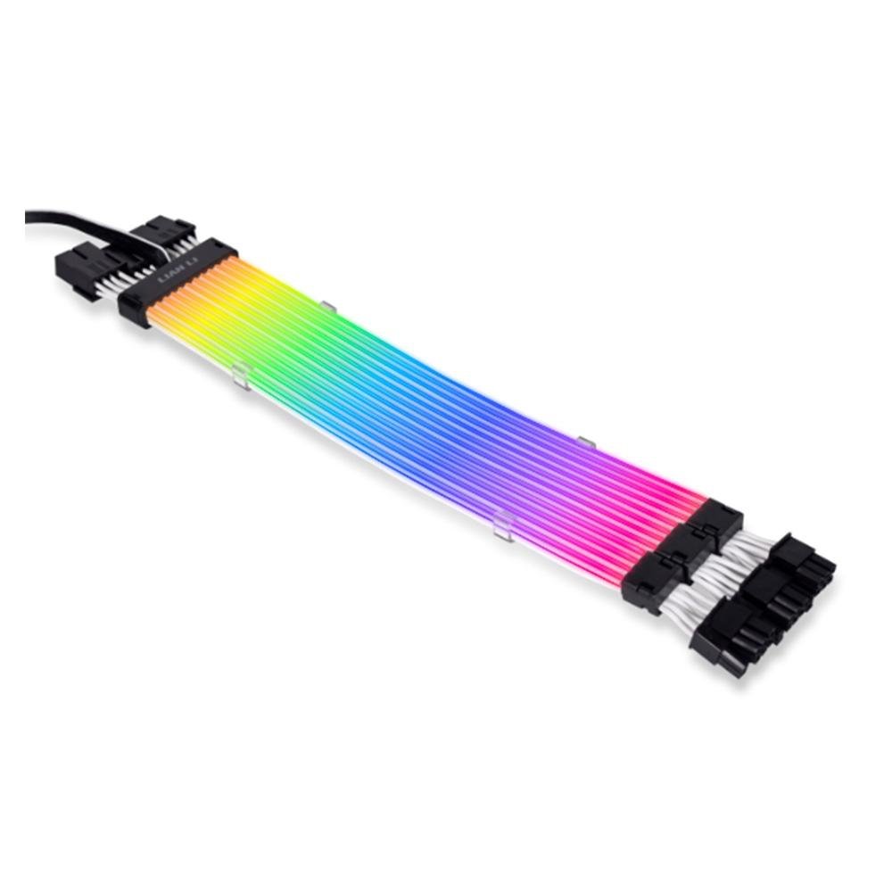Cabo Extensor Lian Li Strimer Plus V2 Triple, RGB, 8 Pinos - PW12-PV2 BLACK Cabo Extensor Lian Li Strimer Plus V2 Triple, RGB, 8 Pinos - PW12-PV2 BLACK