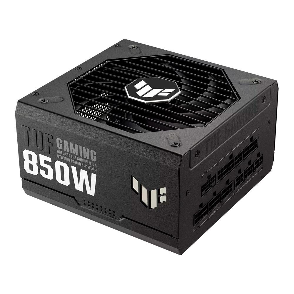 Imagem 5 de 10 do produto Fonte ASUS TUF Gaming, 850W, 80 Plus Gold, Modular, PFC Ativo, Sem Cabo, Preto - 90YE00S2-B0BA00