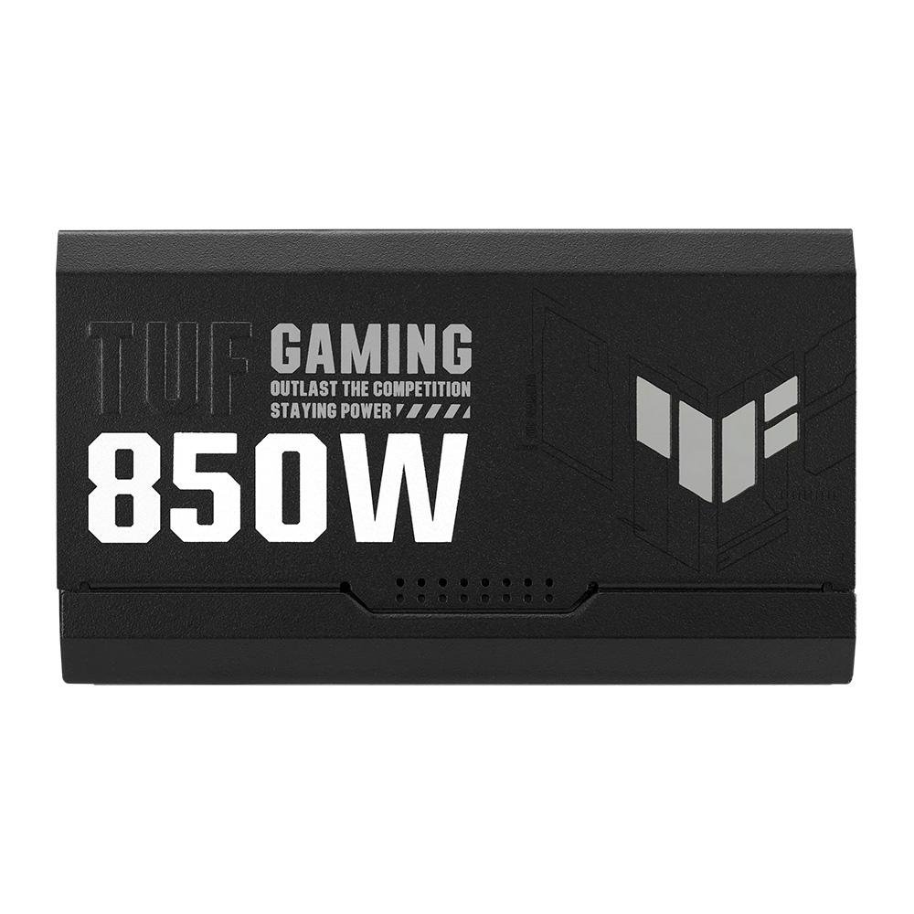 Imagem 10 de 10 do produto Fonte ASUS TUF Gaming, 850W, 80 Plus Gold, Modular, PFC Ativo, Sem Cabo, Preto - 90YE00S2-B0BA00
