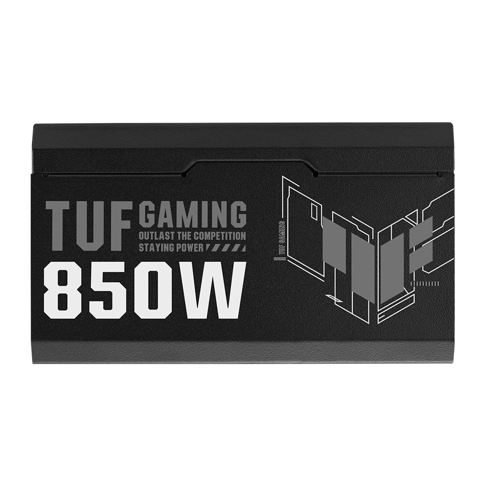 Imagem 7 de 10 do produto Fonte ASUS TUF Gaming, 850W, 80 Plus Gold, Modular, PFC Ativo, Sem Cabo, Preto - 90YE00S2-B0BA00