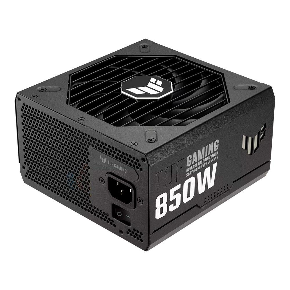 Imagem 6 de 10 do produto Fonte ASUS TUF Gaming, 850W, 80 Plus Gold, Modular, PFC Ativo, Sem Cabo, Preto - 90YE00S2-B0BA00