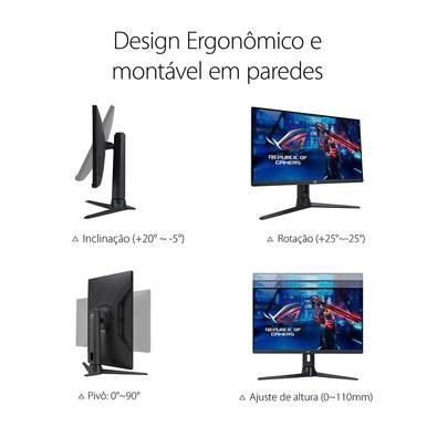 Monitor Asus ROG Strix 27 LED, 170Hz, 1ms | KaBuM! Monitor Asus ROG Strix 27 LED, 170Hz, 1ms | KaBuM!