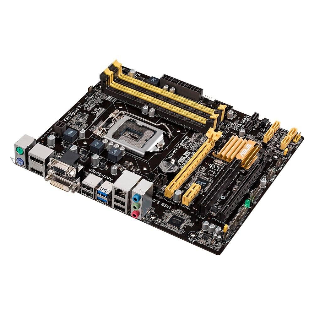 Placa-Mãe ASUS p/ Intel LGA 1150 mATX B85M-E/BR, 4xDDR3 DP/HDMI/DVI/VGA, USB 3.0 Boost, PCIe-X16, CrossfireX, SATA 6GB/s Placa-Mãe ASUS p/ Intel LGA 1150 mATX B85M-E/BR, 4xDDR3 DP/HDMI/DVI/VGA, USB 3.0 Boost, PCIe-X16, CrossfireX, SATA 6GB/s