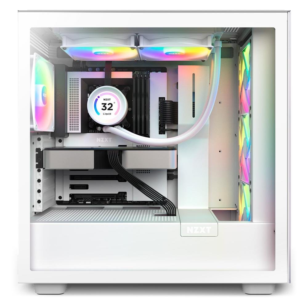 Water Cooler NZXT Kraken Elite 280, RGB, 280mm, AMD/Intel, Branco - RL-KR28E-W1 9