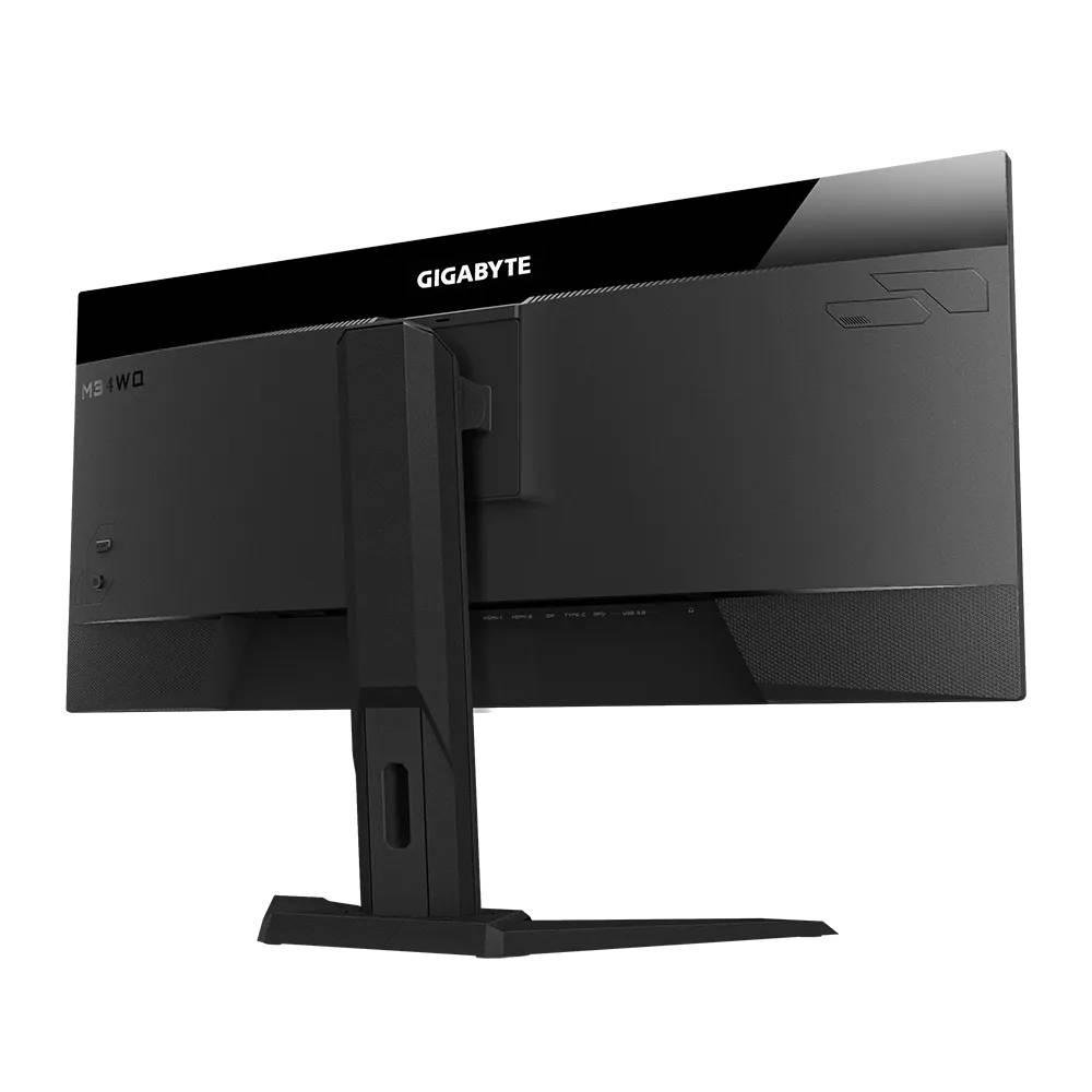 Monitor Gamer Gigabyte 34", 144Hz,1ms, IPS, DisplayPort e HDMI, HDR, 117% sRGB, FreeSync Premium, VESA, DCI-P 91%, HDR 400 - M34WQ-SA