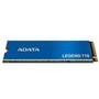 SSD Adata Legend 710, 512GB, M.2 2280 PCIe GEN3x4, NVMe 1.4, Leitura: 2.400 MB/s e Gravação: 1.800 MB/s, Azul - ALEG-710-512GCS