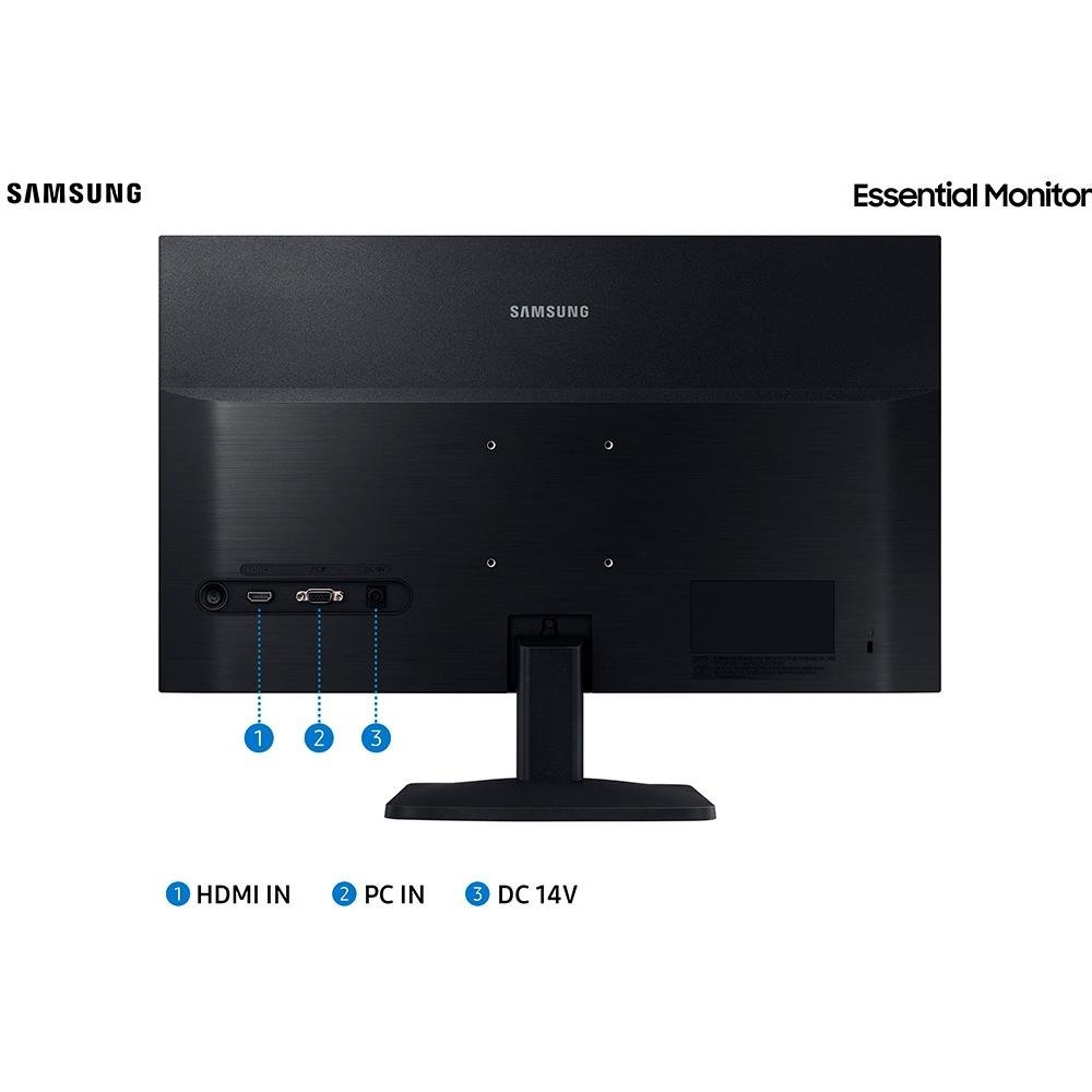 Monitor Samsung 22 LED Full HD, 60 Hz, HDMI, FreeSync Premium, VESA - LS22A33ANHLXZD Monitor Samsung 22 LED Full HD, 60 Hz, HDMI, FreeSync Premium, VESA - LS22A33ANHLXZD