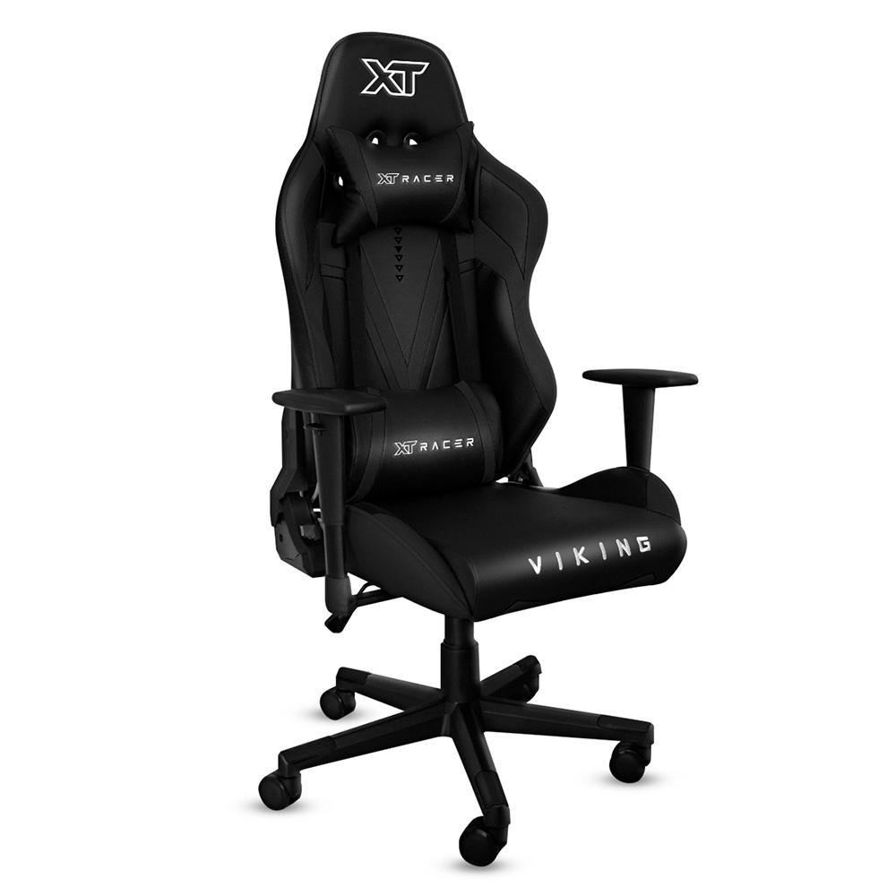 Cadeira Gamer XT Racer Viking Series, Até 120Kg, Com Almofadas, Reclinável, Descanso de Braço 3D, Preto - XTR-014 - view 2