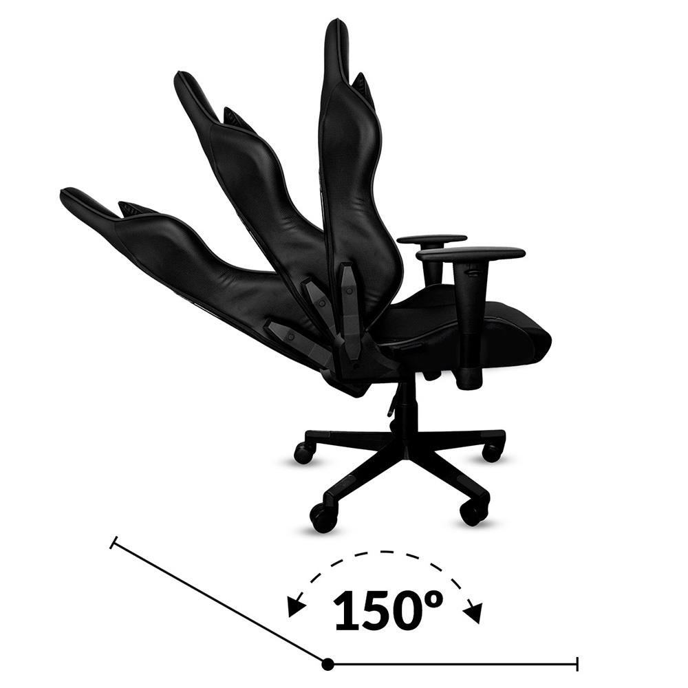Cadeira Gamer XT Racer Viking Series, Até 120Kg, Com Almofadas, Reclinável, Descanso de Braço 3D, Preto - XTR-014 - view 7
